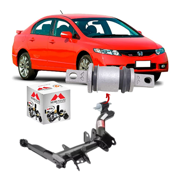 BUCHA EIXO FACÃO BANDEJA SUSPENSÃO TRASEIRA NEW CIVIC G8 G9 2006 2007 2008 2009 2010 2011 2012 2013 2014 2015  2016