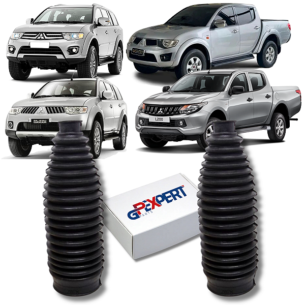 PAR COIFA SETOR CAIXA DIREÇÃO L200 TRITON PAJERO DAKAR 2008 2009 2010 2011 2012 2013 2014 2015 2016 2017 2018 2019