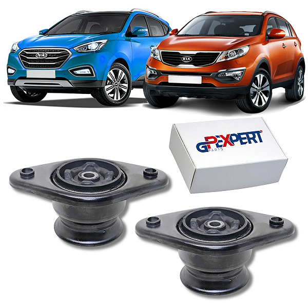 PAR COXIM AMORTECEDOR TRASEIRO IX35 SPORTAGE 2010 2011 2012 2013 2014 2015 2016 2017 2018 2019