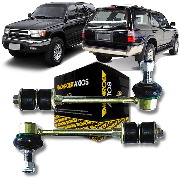 PAR DE BIELETA TRASEIRA HILUX SW4 1997 1998 1999 2000 2001 2002 2003 2004