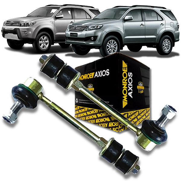PAR DE BIELETA TRASEIRA HILUX SW4 2005 2006 2007 2008 2009 2010 2011 2012 2013 2014 2015