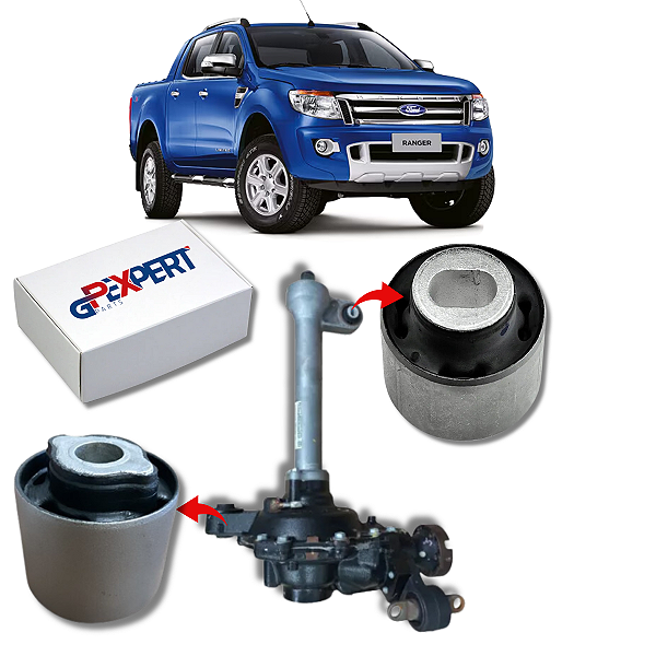 PAR BUCHA CARCAÇA EIXO DIFERENCIAL DIANTEIRO RANGER 4X4 2013 2014 2015 2016