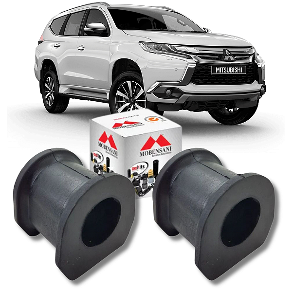 PAR BUCHA BARRA ESTABILIZADORA DIANTEIRA PAJERO SPORT 2018 2019 2020 2021 2022 2023 2024