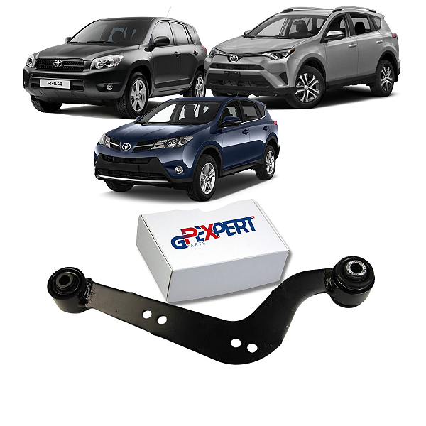 BRAÇO TRASEIRO SUPERIOR CURVO BOOMERANG ESQUERDO RAV4 2006 2007 2008 2009 2010 2011 2012 2013 2014 2015 2016 2017 2018