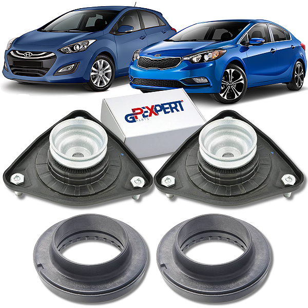 PAR COXIM DO AMORTECEDOR DIANTEIRO COM ROLAMENTO NEW CERATO I30 2013 2014 2015 2016 2017 2018 2019