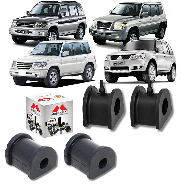 Kit 04 Buchas Barra Estabilizadora Pajero TR4 IO 1999 A 2015