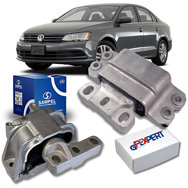 par coxim motor cambio jetta 2.0 8v aspirado 2011 2012 2013 2014 2015 2016 2017