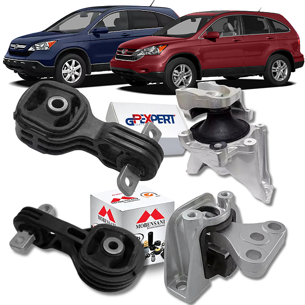 Kit 04 Coxim Motor Cambio CRV 2.0 2007 2008 2009 2010 E 2011