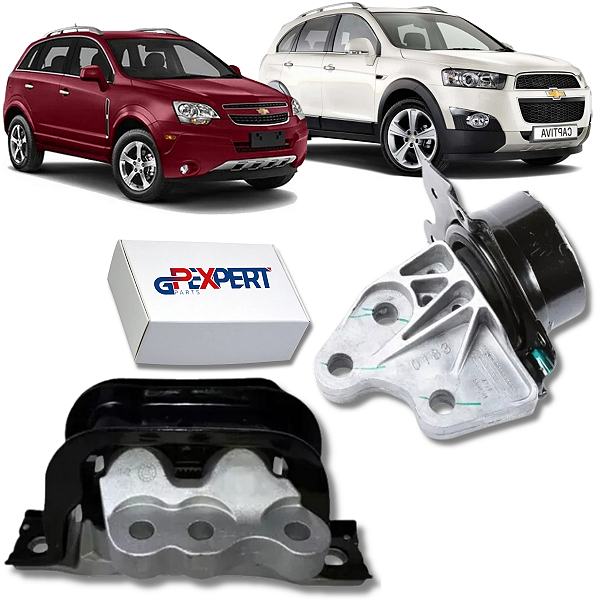 Par Coxim Motor Cambio Captiva 2.4 16v 2011 2012 2013 E 2014