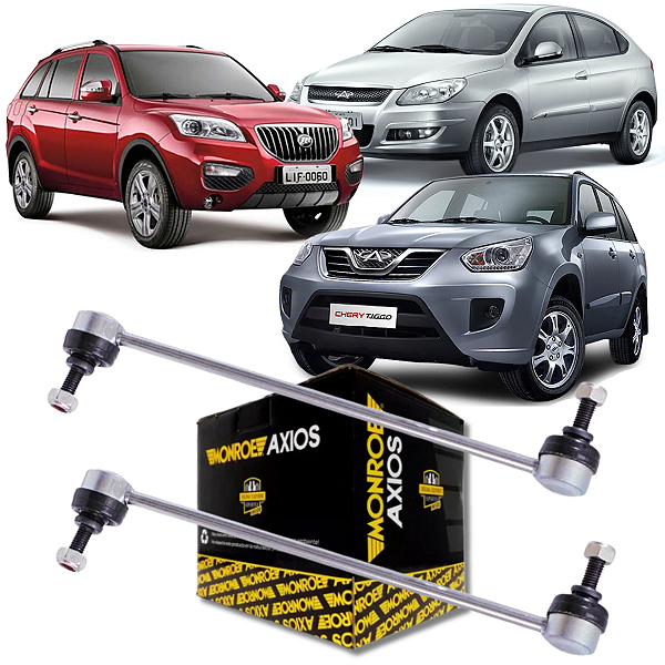 PAR BIELETA DIANTEIRA LIFAN X60 CIELO TIGGO 2 2009 2010 2011 2012 2013 2014 2015 2016 2017 2018 E 2019