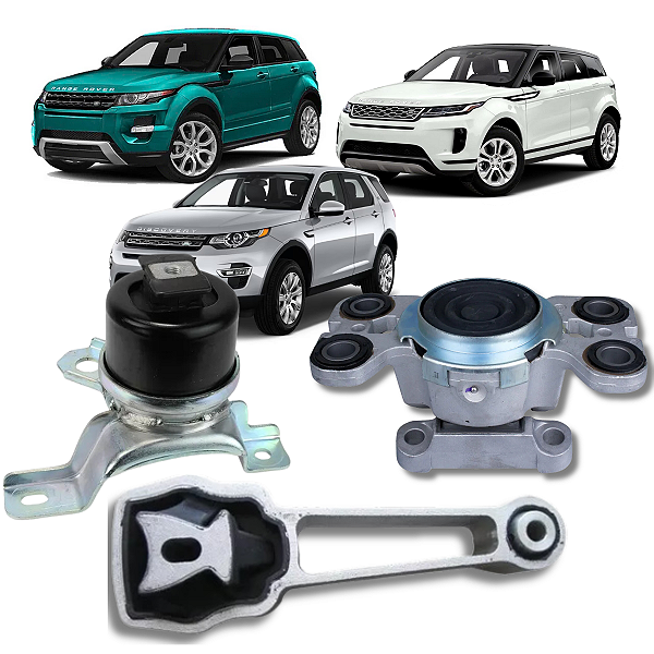 KIT 03 COXIM MOTOR CAMBIO EVOQUE DISCOVERY SPORT 2012 A 2020