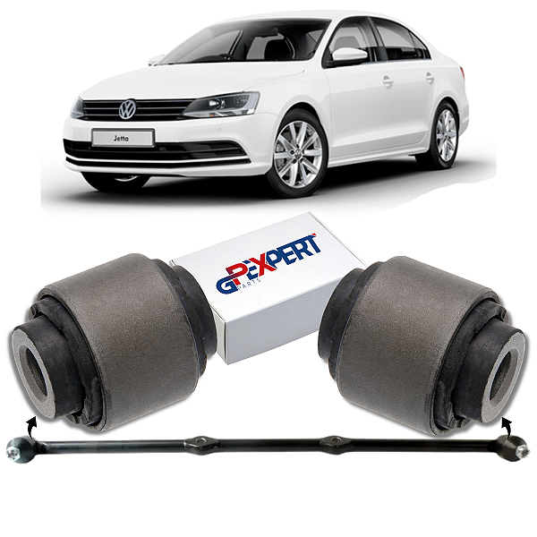 PAR BUCHA BARRA DIREÇÃO TRASEIRA DO JETTA 2.0 8V 2011 A 2017