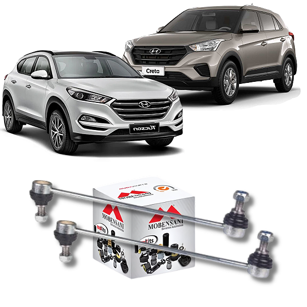 PAR BIELETAS DIANTEIRAS DO NEW TUCSON E CRETA 2017 A 2023