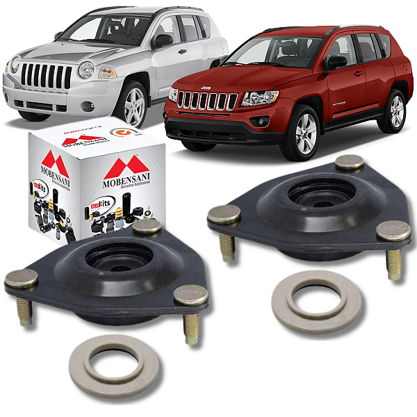 PAR COXIM C/ROL AMORTECEDOR DIANTEIRO COMPASS 2007 2008 2009 2010 2011 2012 2013 2014 2015