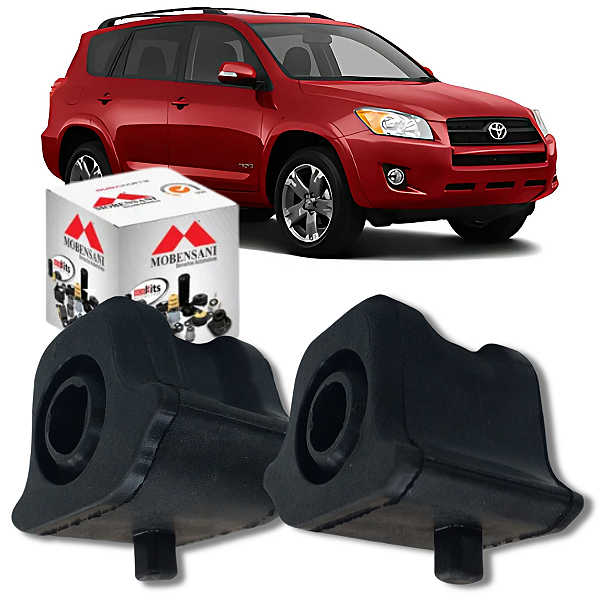 PAR BUCHA BARRA ESTABILIZADORA DIANTEIRA PARA RAV4 2006 2007 2008 2009 2010 2011 2012