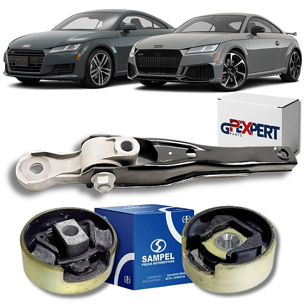 KIT 03 COXIM CÂMBIO QUADRO AGREGADO AUDI TT 2.0 TFSI 2015 2016 2017 2018 2019 2020 2021 2022