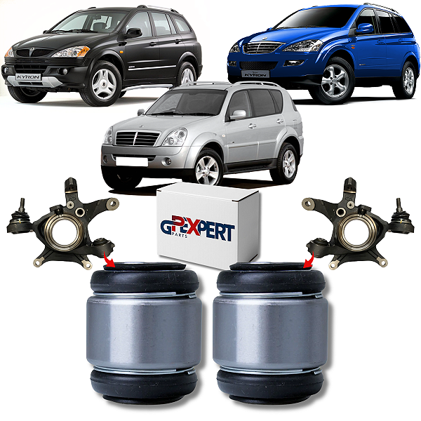 PAR BUCHA MANGA DE EIXO TRASEIRO SSANGYONG KYRON 2.0 REXTON 2.7 2002 2003 2004 2005 2006 2007 2008 2009 2010 2011 2012
