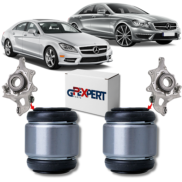 PAR BUCHAS MANGA DE EIXO TRASEIRO MERCEDES C218 CLS 350 63 AMG 2011 A 2016