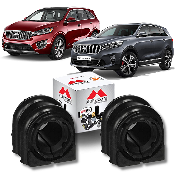PAR BUCHAS BARRA ESTABILIZADORA DIANTEIRA SORENTO 3.3 V6 2016 2017 2018 2019 2020