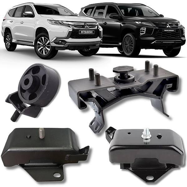 KIT 04 COXIM DO MOTOR CÂMBIO PAJERO SPORT 2.4 2017 2018 2019 2020 2021 2022 2023