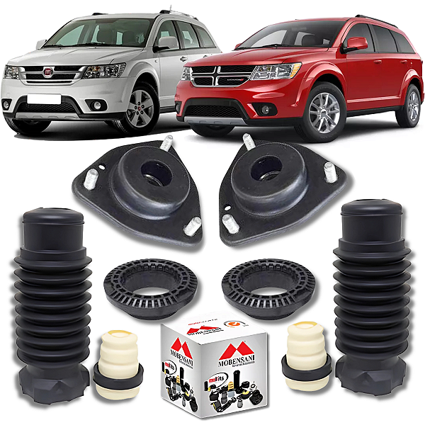 KIT COXIM BATENTE COIFA DO AMORTECEDOR DIANTEIRO FREEMONT 2011 A 2018 JOURNEY 2007 A 2020