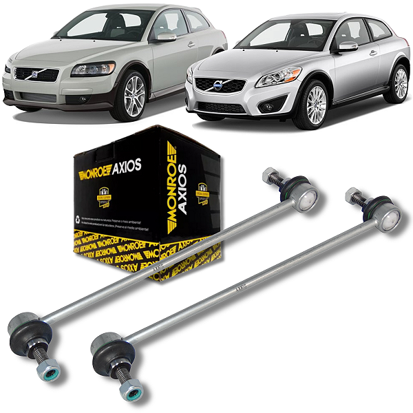 KIT 02 BIELETAS DIANTEIRA VOLVO C30 2007 2008 2009 2010 2011 2012