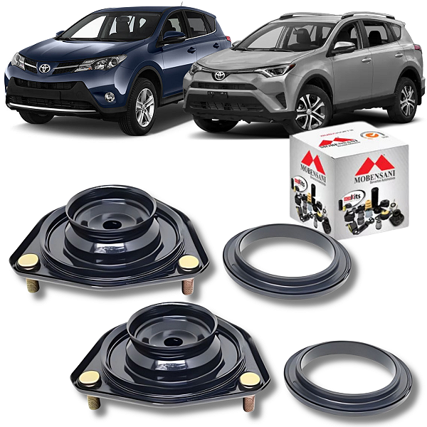 PAR COXIM DO AMORTECEDOR DIANTEIRO COM ROLAMENTO RAV4 2013 2014 2015 2016 2017 2018