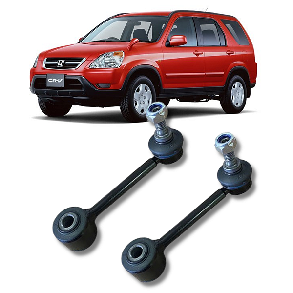 PAR DE BIELETA SUSPENSÃO TRASEIRA CRV CR-V 2002 2003 2004 2005