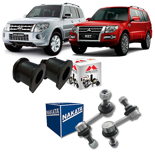 KIT BIELETA BUCHA BARRA DIANTEIRA PAJERO FULL 2007 A 2021
