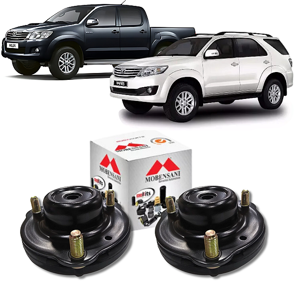 PAR DE COXIM AMORTECEDOR DIANTEIRO PARA HILUX 2005 A 2015