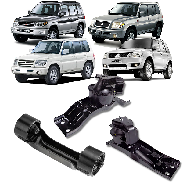 KIT 3 COXIM MOTOR CAMBIO PAJERO TR4 2.0 16V AUTOMATICA 02/15