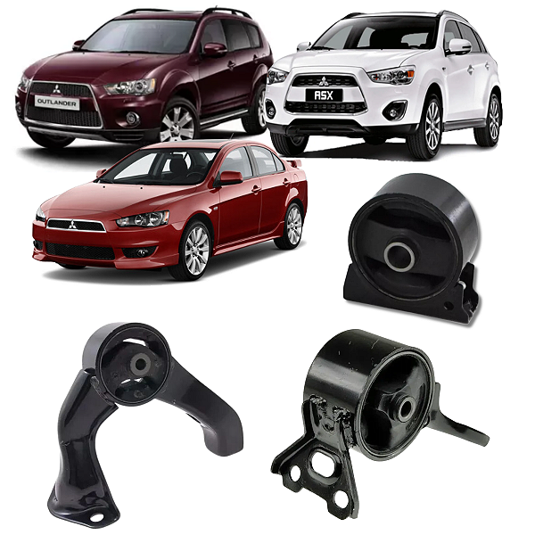 KIT 3 COXIM MOTOR CAMBIO ASX OUTLANDER LANCER 2.0 2007/2020