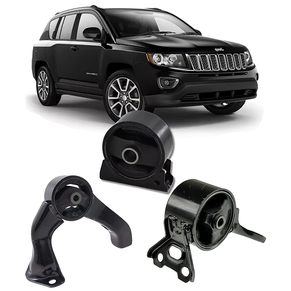 KIT 03 COXIM MOTOR CAMBIO JEEP COMPASS 2007 A 2014