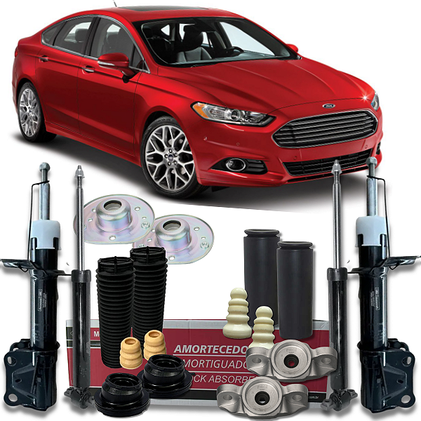 KIT 4 AMORTECEDOR COXIM DIANTEIRO TRASEIRO FUSION 13/19 MOTORCRAFT