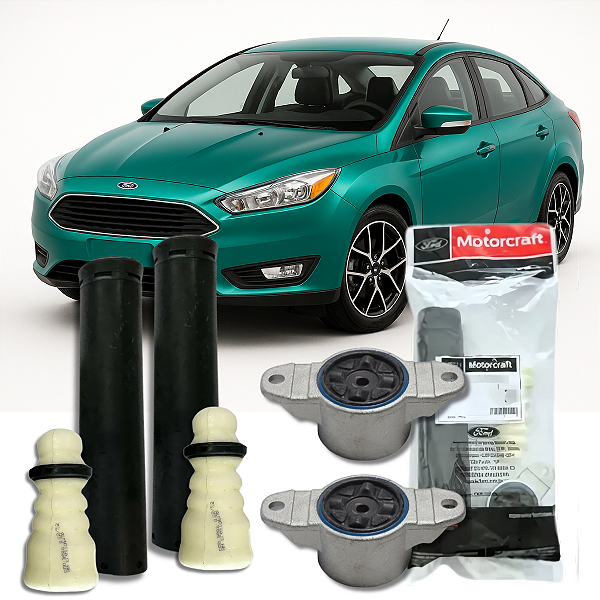 PAR COXIM AMORTECEDOR TRASEIRO FOCUS 2013 A 2019 MOTORCRAFT
