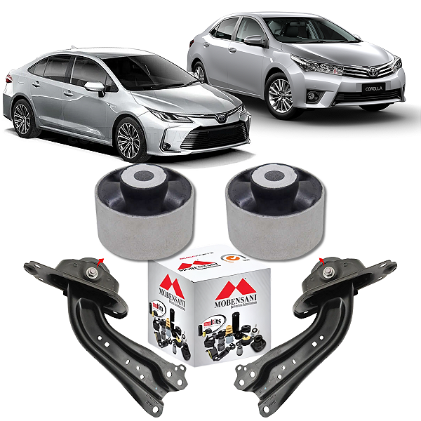 PAR BUCHA FACÃO TRASEIRO COROLLA 2019 2020 2021 2022 A 2024