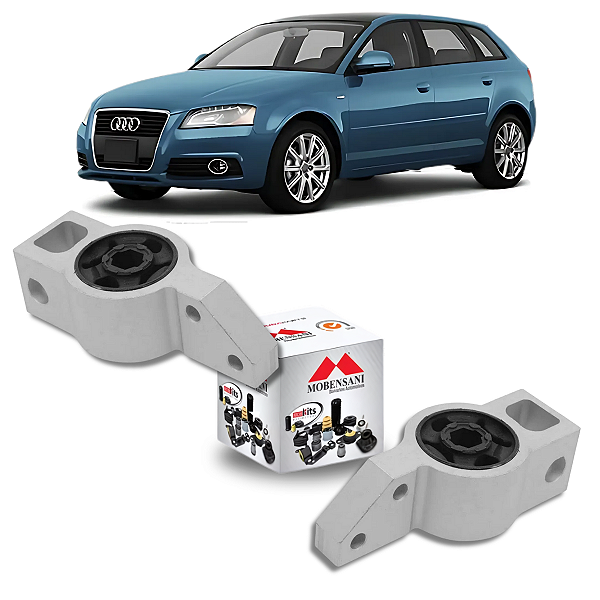 PAR BUCHA MANCAL BANDEJA DIANTEIRA AUDI A3 2007 08 A 2013