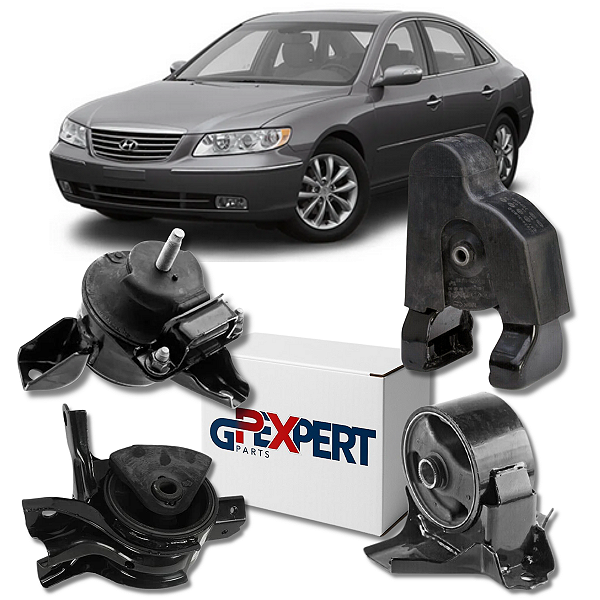 KIT 04 COXIM CALÇO MOTOR CAMBIO AZERA 3.3 V6 2006 2007 2008