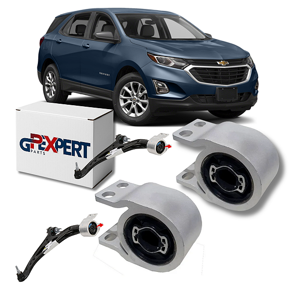 PAR BUCHA MAIOR MANCAL BANDEJA DIANTEIRA EQUINOX 2018 A 2025