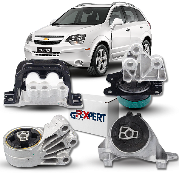 KIT 04 COXIM MOTOR CAMBIO CAPTIVA SPORT 2.4 16V 2011 A 2017