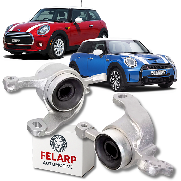 PAR BUCHAS MANCAL BANDEJA DIANTEIRA MINI COOPER F55 2015 A 2023