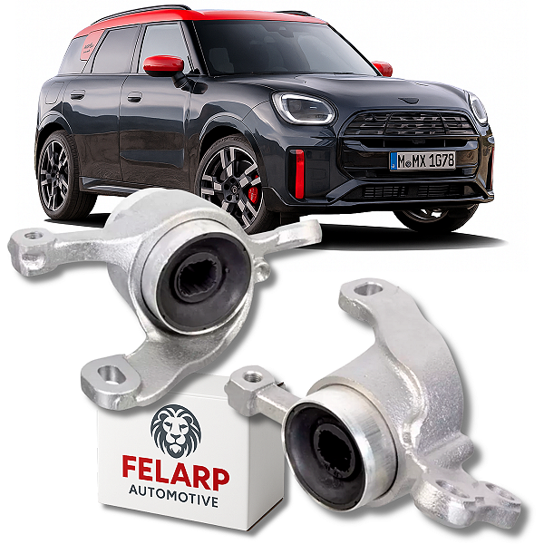 PAR BUCHAS MANCAL BANDEJA DIANTEIRA MINI COUNTRYMAN JCW F56 2015 A 2020