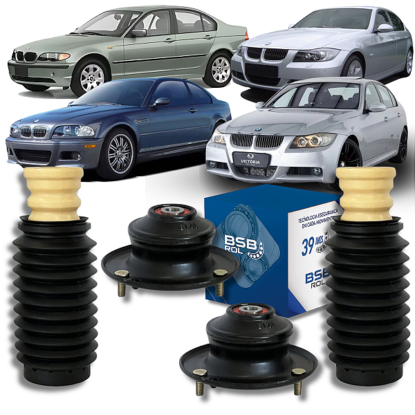 KIT COXIM DO AMORTECEDOR DIANTEIRO BMW 316 318 320 323 325 328 330 E90 2004 A 2012
