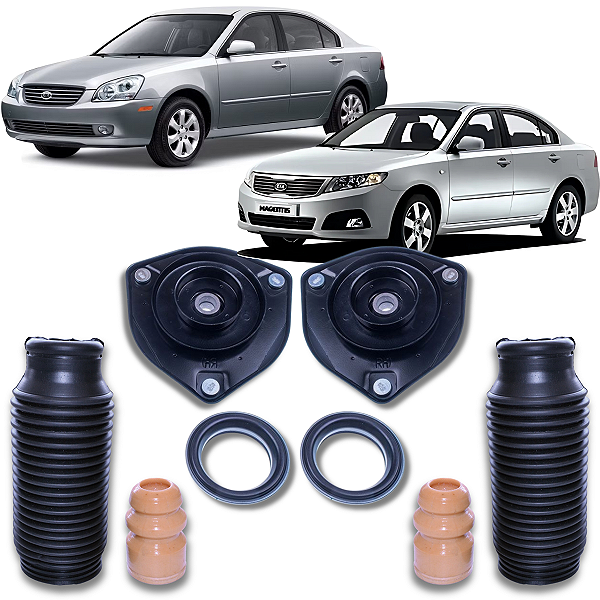KIT COXIM BATENTE COIFA AMORTECEDOR DIANTEIRO MAGENTIS 2007 A 2013