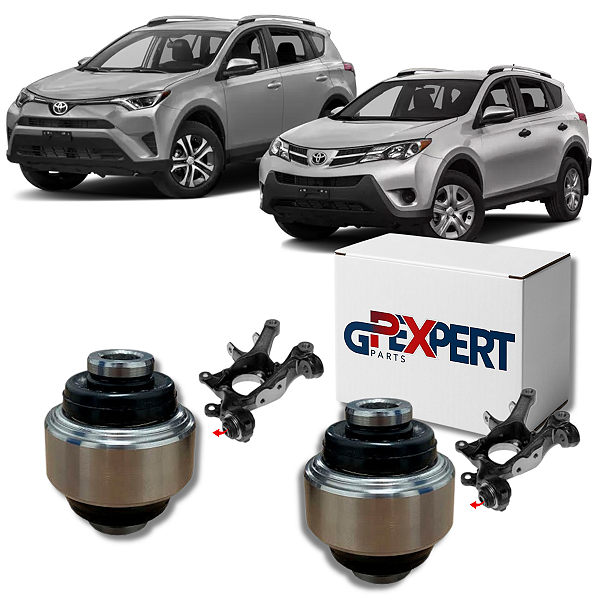 PAR BUCHA MANGA EIXO DA SUSPENSÃO TRASEIRA RAV4 2013 A 2018