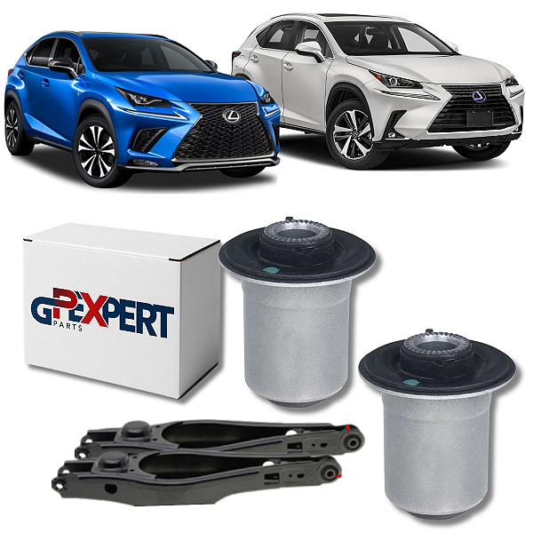 PAR BUCHA BANDEJA BALANÇA TRASEIRA LEXUS NX300H 2014 A 2021