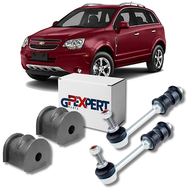 KIT BIELETA BUCHA BARRA ESTABILIZADORA TRASEIRA CAPTIVA 2008 A 2017