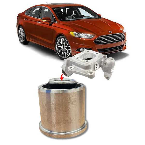 BUCHA MANGA DO EIXO SUSPENSÃO TRASEIRA FUSION 2013 A 2019