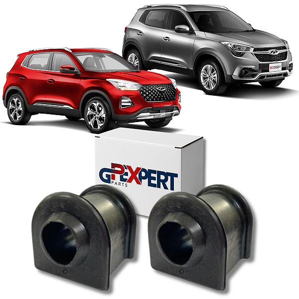 PAR BUCHA BARRA ESTABILIZADORA DIANTEIRA TIGGO 5X 2018 A 2025