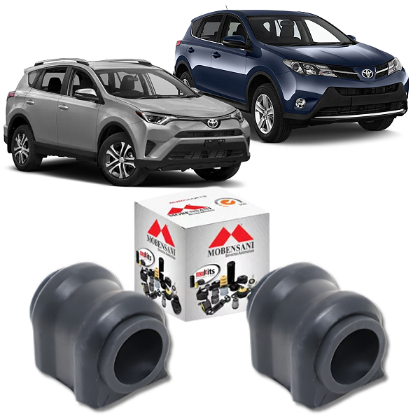 PAR BUCHAS BARRA ESTABILIZADORA TRASEIRA RAV4 2013 A 2018